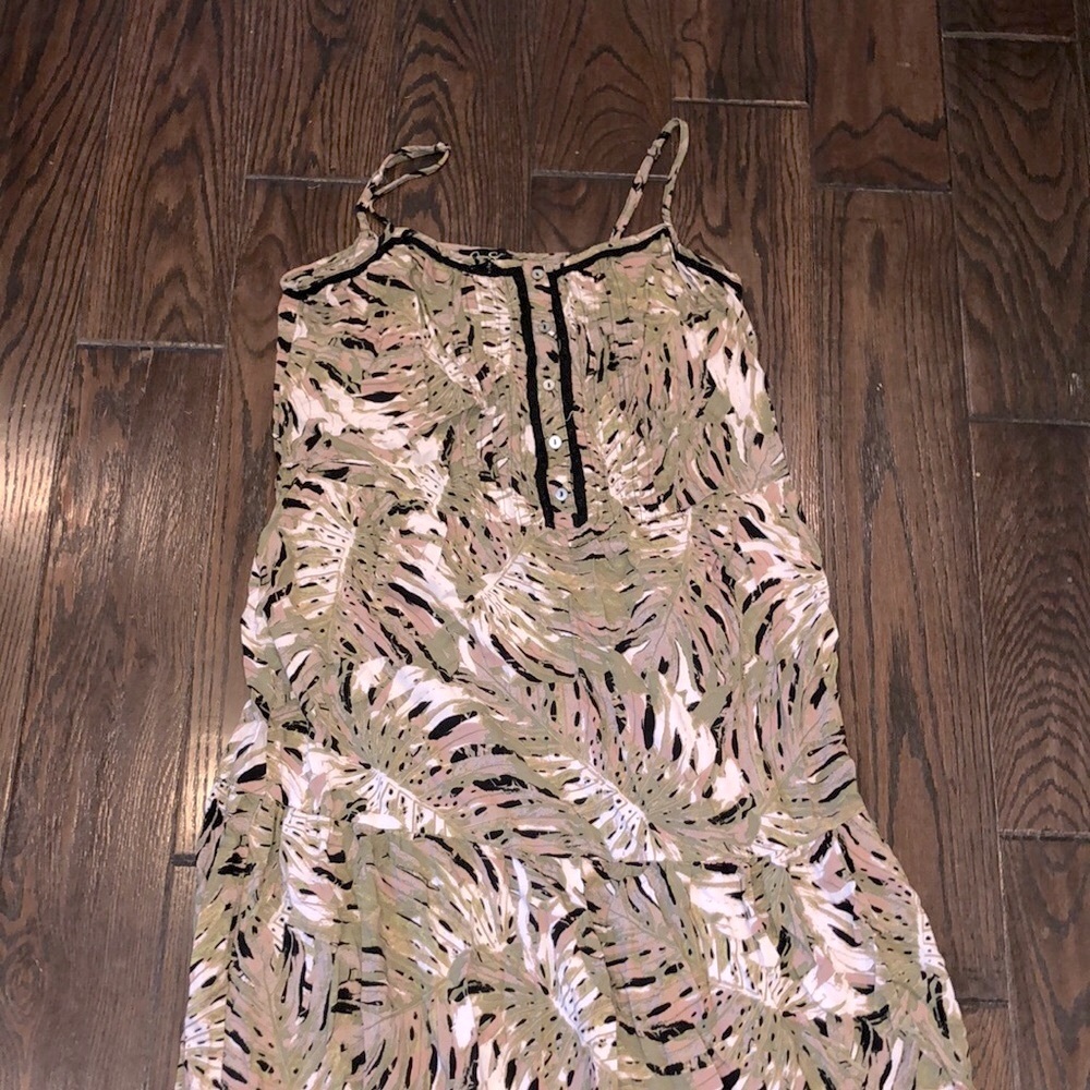 Jessica Simpson tropical maxi dress size large